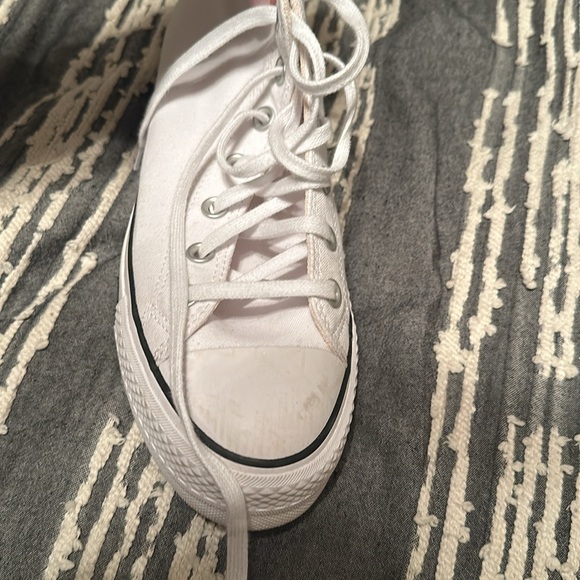 Converse All Star White High Tops - Picture 4 of 6